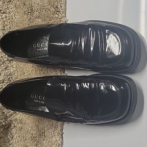 Gucci black loafers,  size 5 1/2, excellent used condition.  No box.